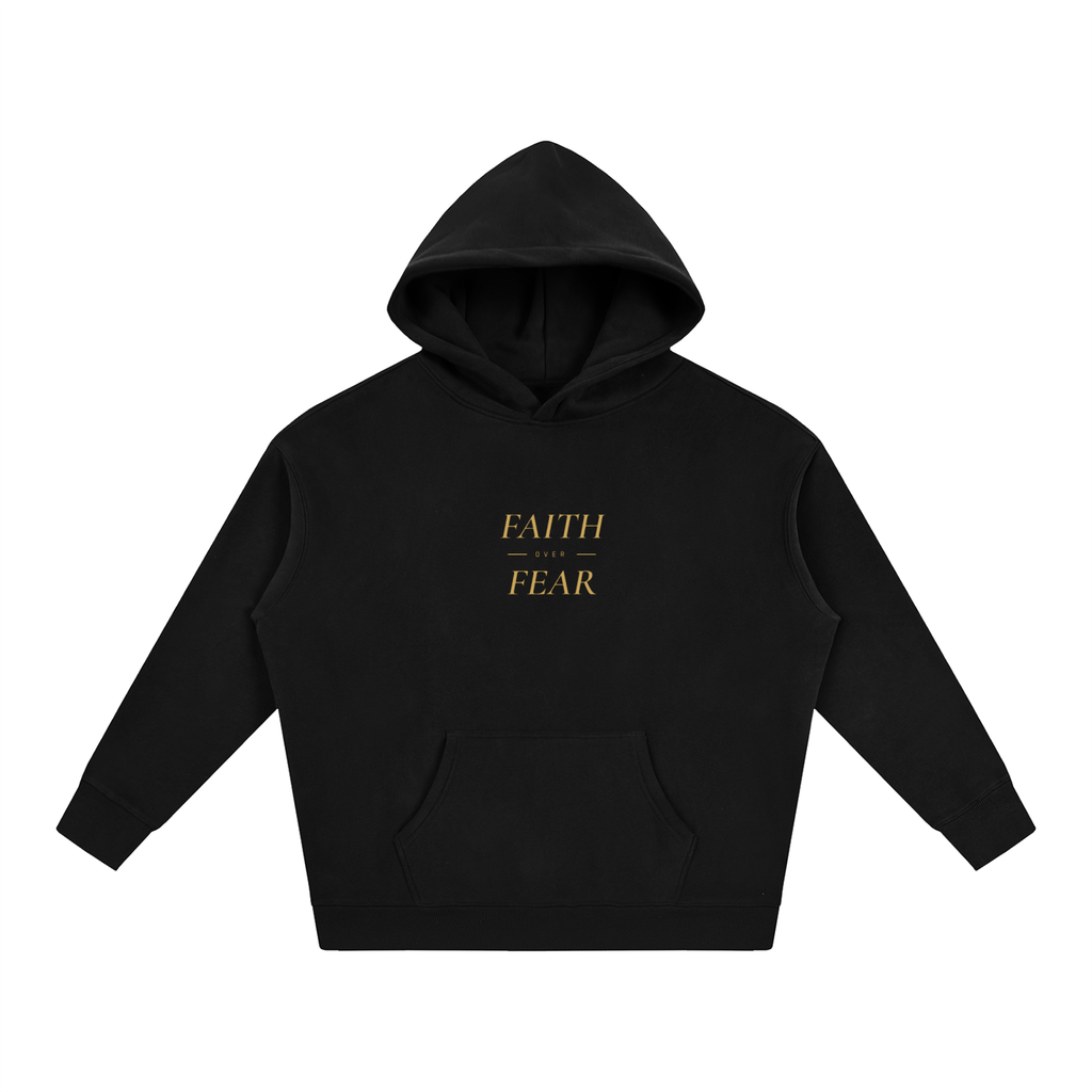 Oversize Fleeced Hoodie Faith over fear